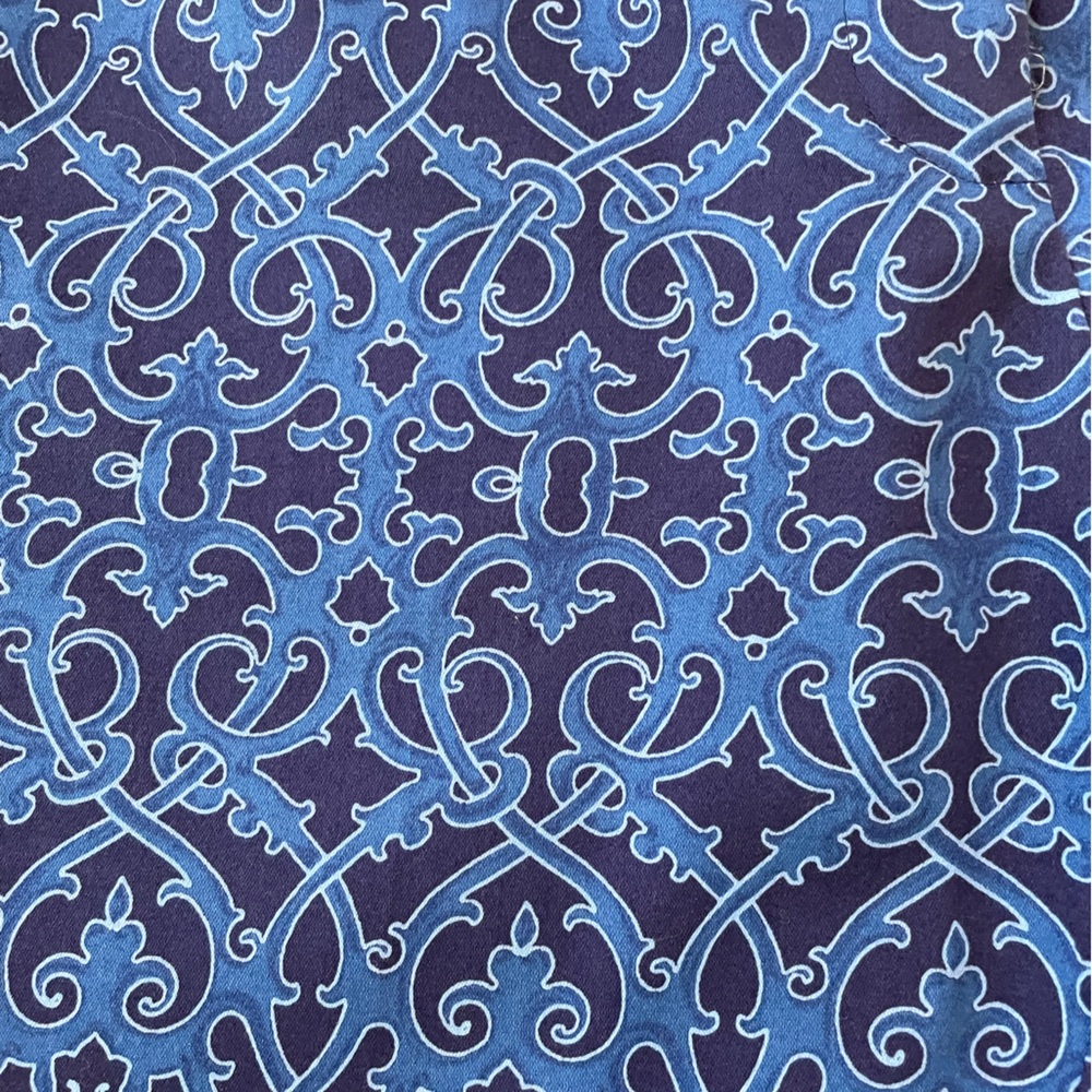 Cache Blue Patterned Ankle Pants - image 3